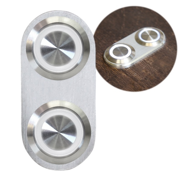 [AULAUTBBA23] AUTO-LOC - Daytona Billet Switch White LED
