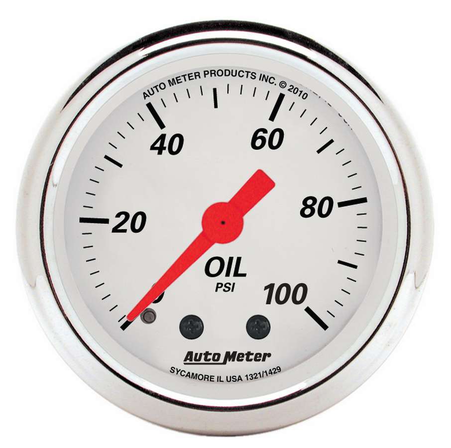 Autometer - 2-1/16 A/W Oil Pressure Gauge 0-100psi