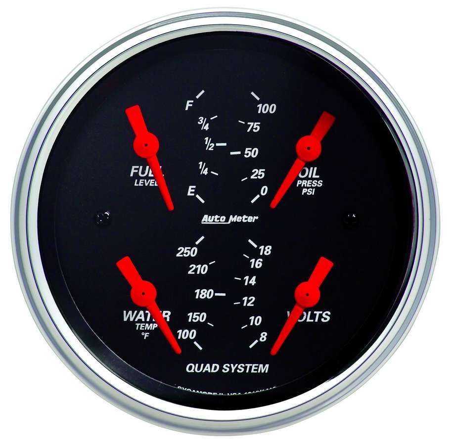 [ATM1412] Autometer - 3-3/8in Quad Gauge