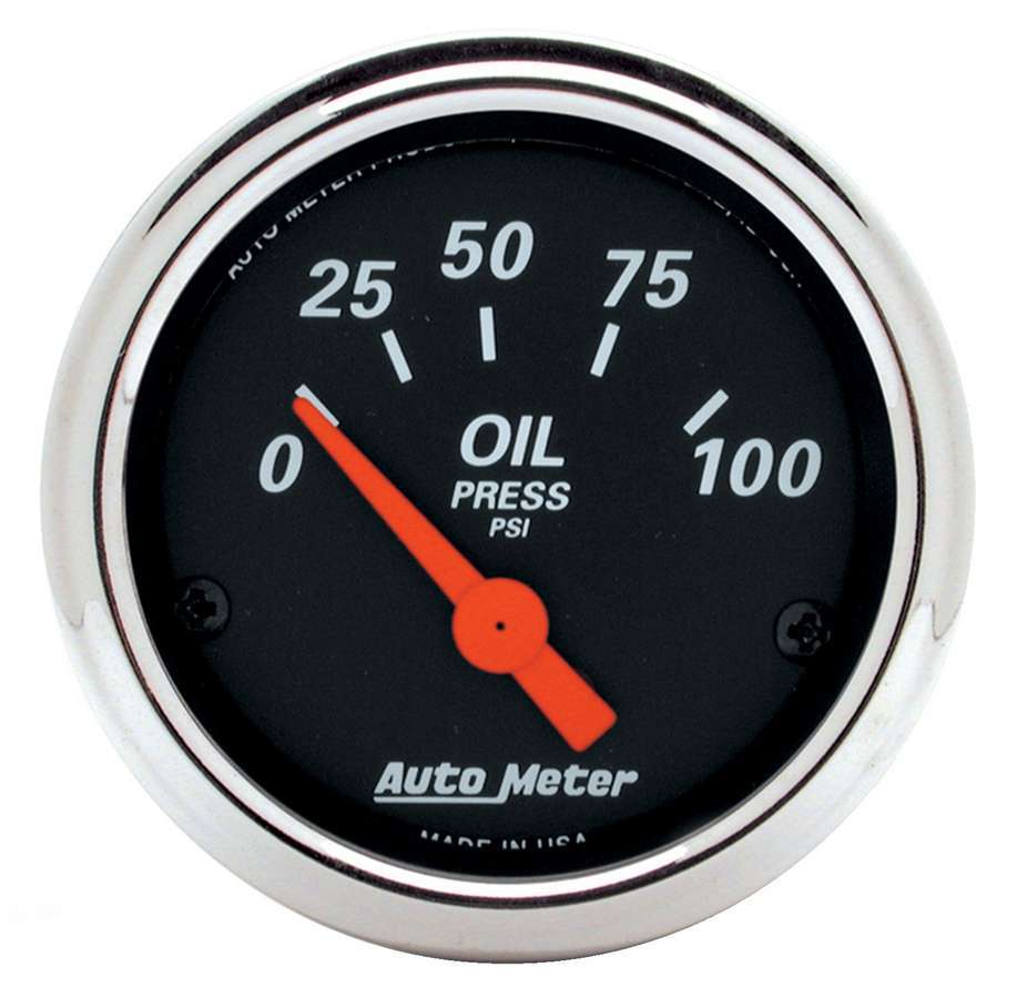Autometer - 2-1/16 D/B Oil Pressure Gauge - 0-100psi