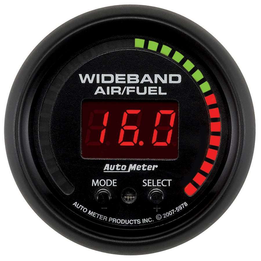Autometer - 2-1/16 Es Wideband Air/ Fuel Gauge W/ Sensor