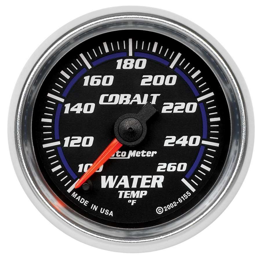 Autometer - 2-1/16in C/S Water Temp. Gauge 120-260 Deg.
