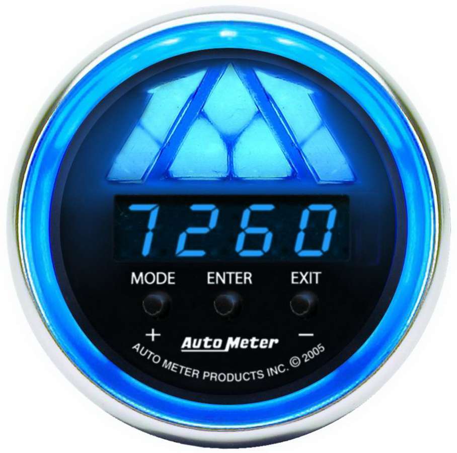 Autometer - 2-1/16in C/S Shift Light - 1 Stage- Blue Light