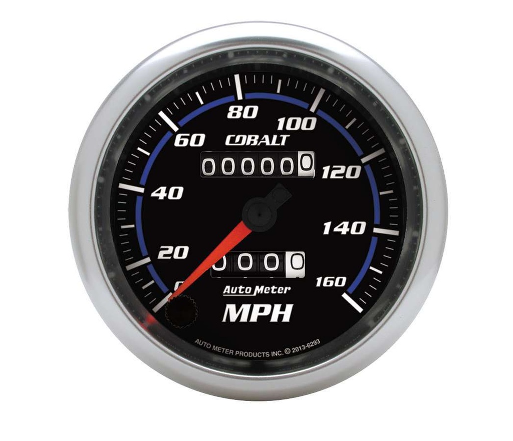 Autometer - 3-3/8 C/S Speedo 160mph w/LED Light