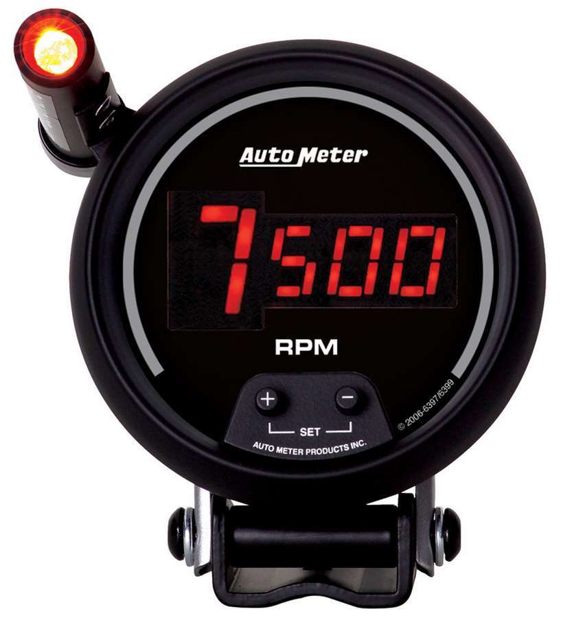 Autometer - 3-3/4in Dg/B In-Dash Tachometer