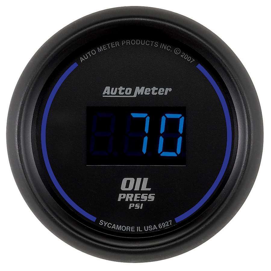 Autometer - 2-1/16 Oil Press Gauge 5-100 Psi Digital