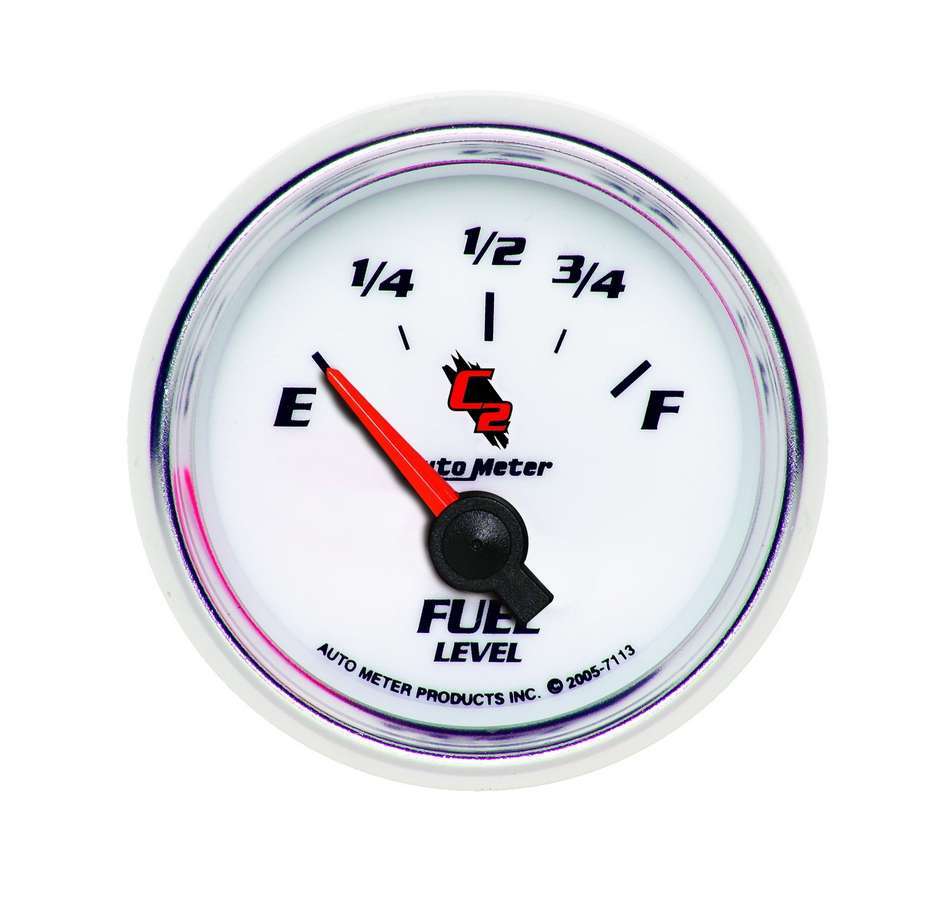 Autometer - 2-1/16in C2/S Fuel Level Gauge 0-90ohms
