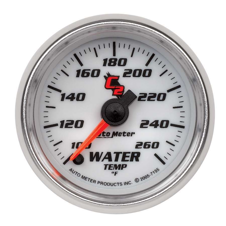 Autometer - 2-1/16in C2/S Water Temp. Gauge 100-260