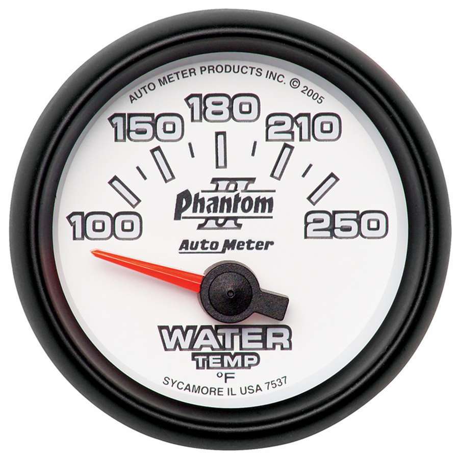 Autometer - 2-1/16in P/S II Water Temp. Gauge 100-250