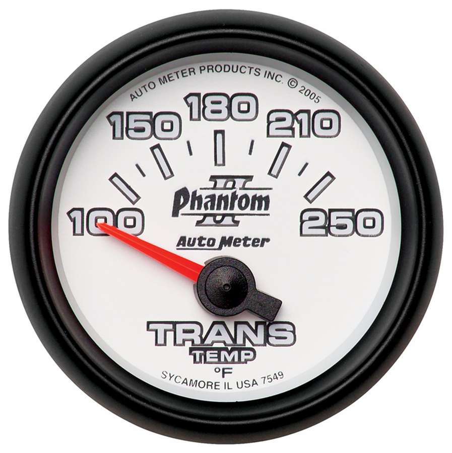 Autometer - 2-1/16in P/S II Trans. Temp. Gauge 100-250