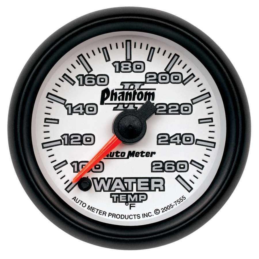 Autometer - 2-1/16in P/S II Water Temp. Gauge 100-260