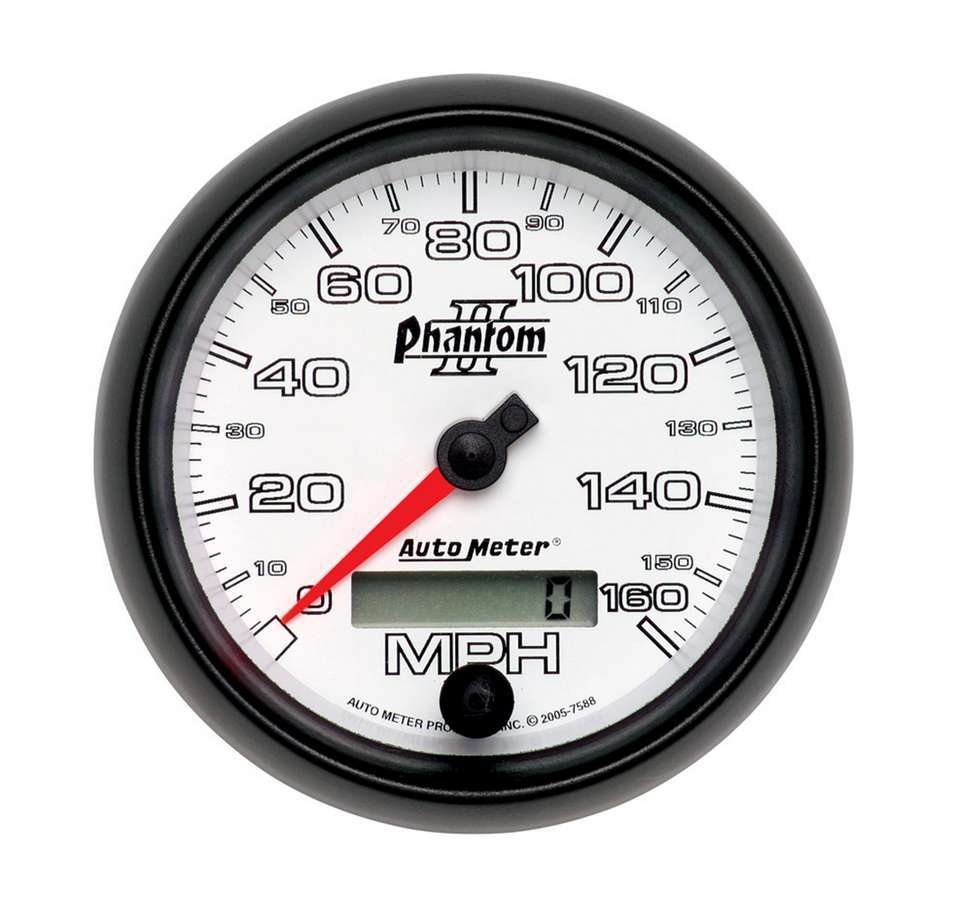 Autometer - 3-3/8in P/S II Speedo - Programmable