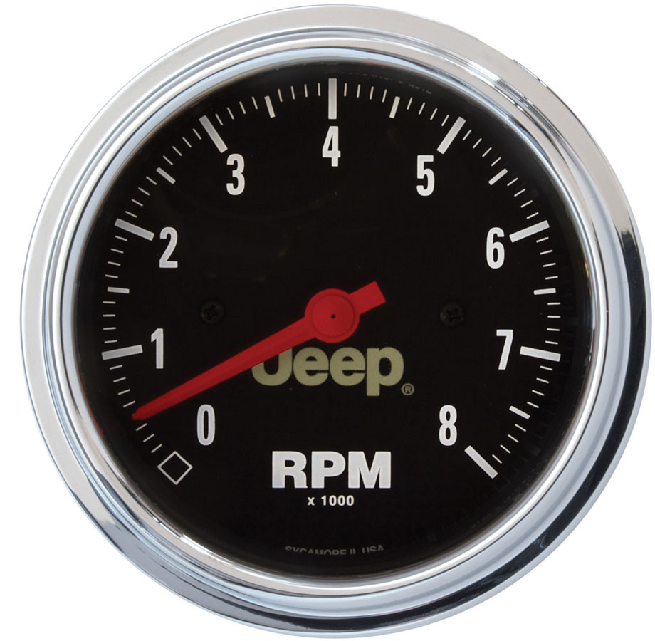 Autometer - 3-3/8 8000 RPM Tach - Jeep Series