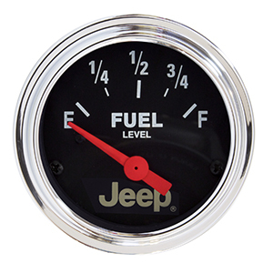 Autometer - 2-1/16 Fuel Level Gauge 73-10 Ohms - Jeep Serie