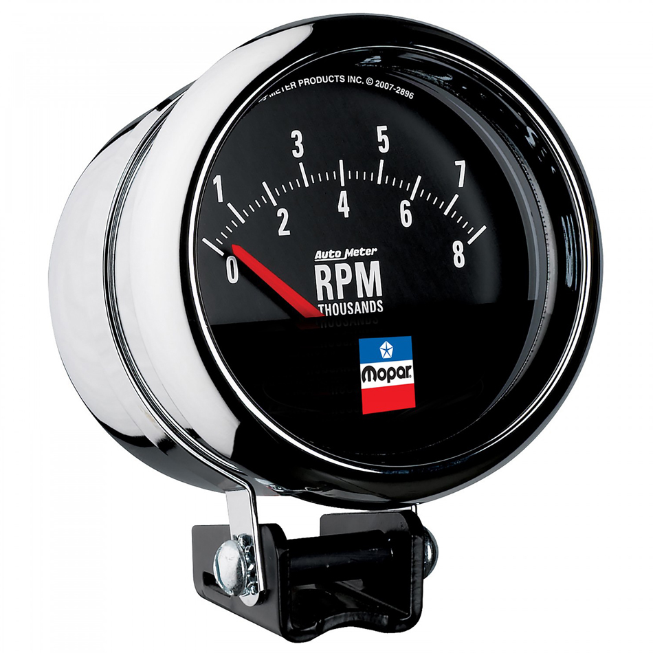 Autometer - 3-3/4 Tachometer Gauge Mopar Logo Series