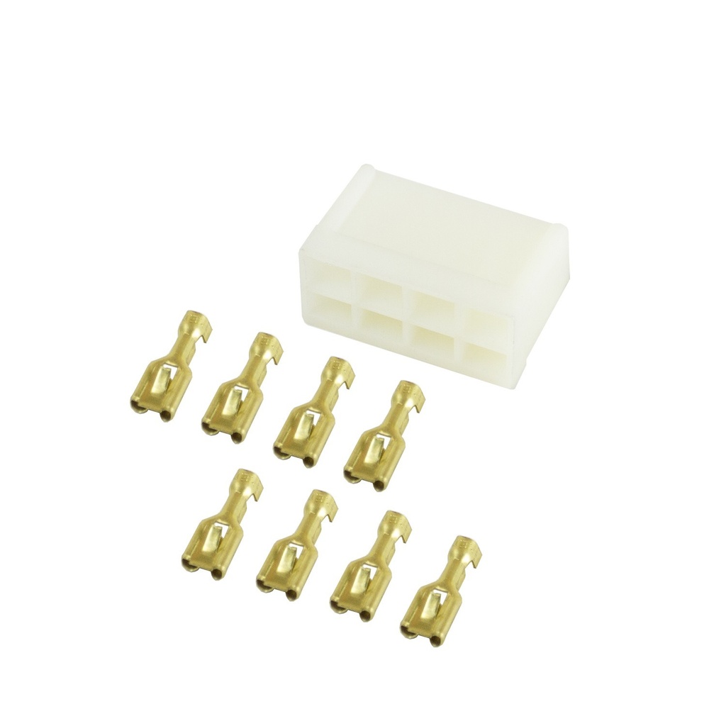 [ATM3299] Autometer - 8-Prong Gauge Wiring Terminal Plug - Female