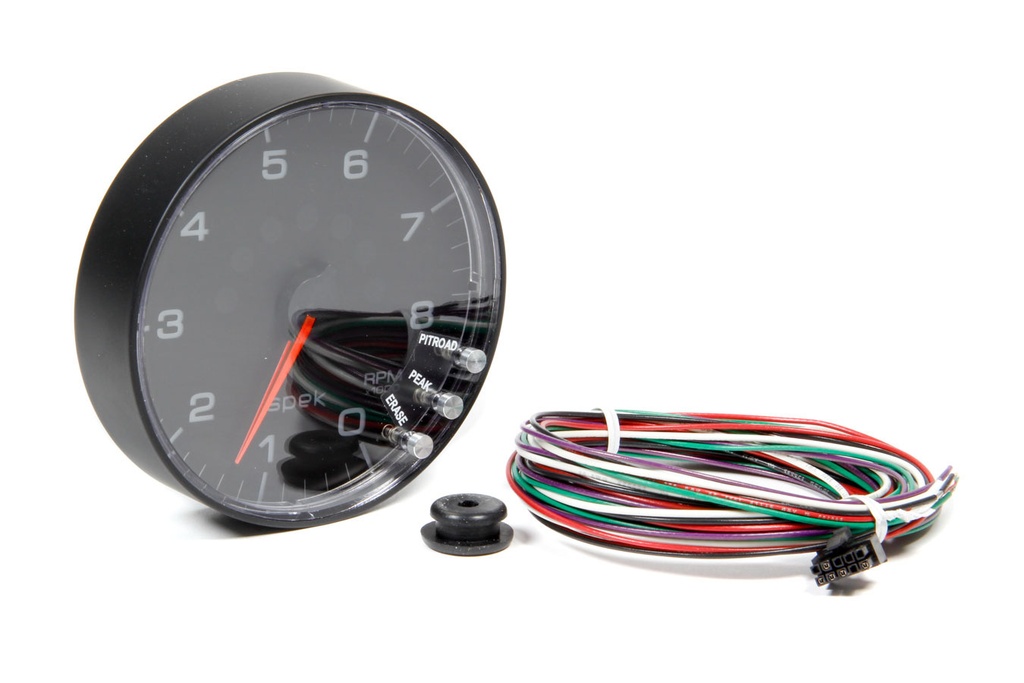 Autometer - Spek-Pro 5in Tach w/ Shift Light & Peak Mem.