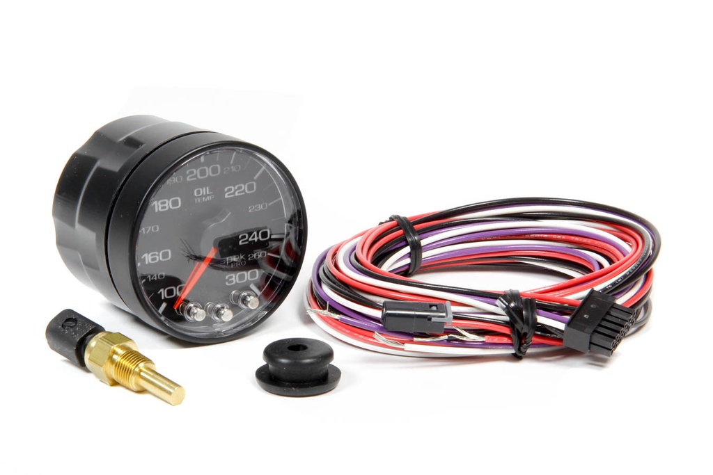 Autometer - Spek-Pro 2-1/16 Oil Temp Gauge W/Peak Memory