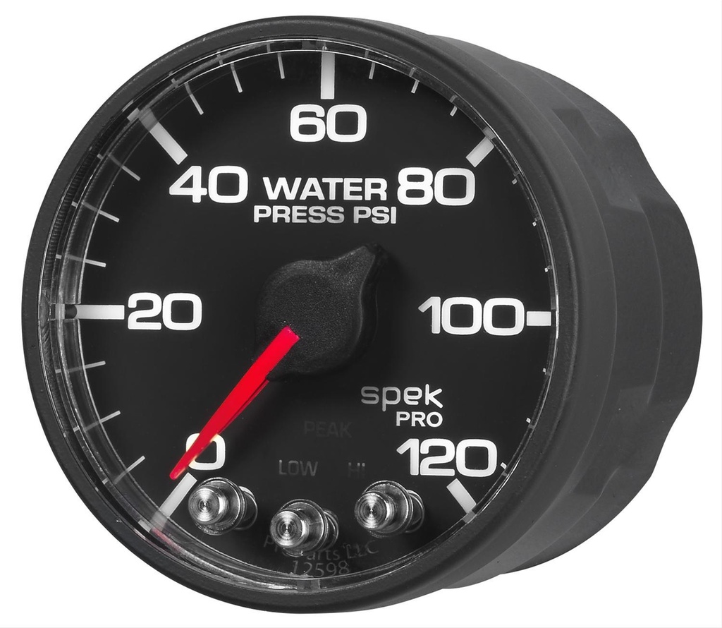 Autometer - 2-1/16 Spek-Pro Water Pressure Gauge 120psi