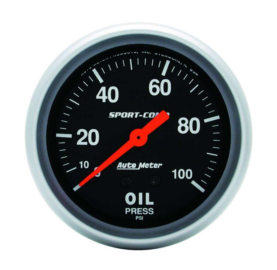 [ATM3421] Autometer - 0-100 Oil Pressure Gauge