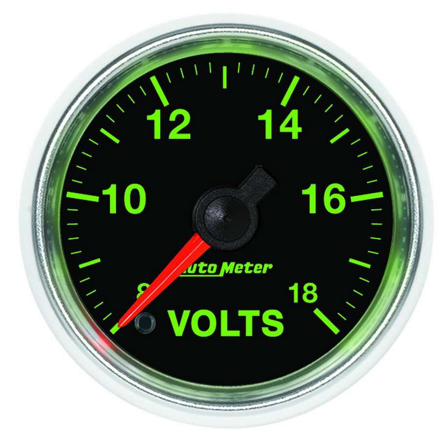 Autometer - 2-1/16 GS Voltmeter Gauge - 8-18