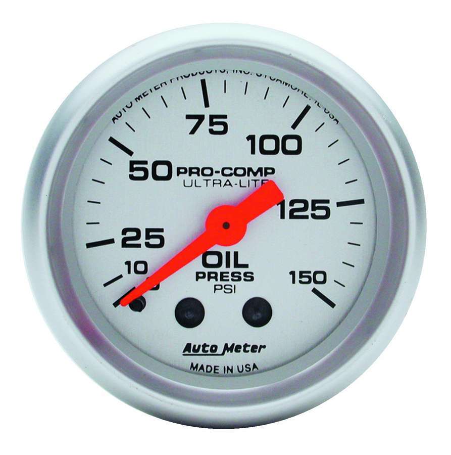 [ATM4323] Autometer - Ultra Lite 2 1/16in Oil 0-150 PSI Mech.