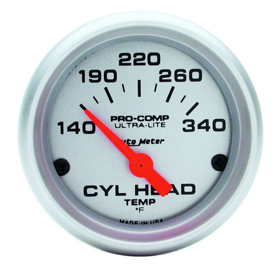[ATM4336] Autometer - 2-1/16in U/L Cyl. Head Temp Gauge - 140-340