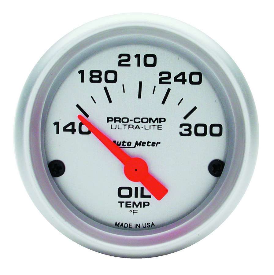 [ATM4348] Autometer - Ultra-Lite 2-1/16 Oil Temp. 140-300 F. Elect.