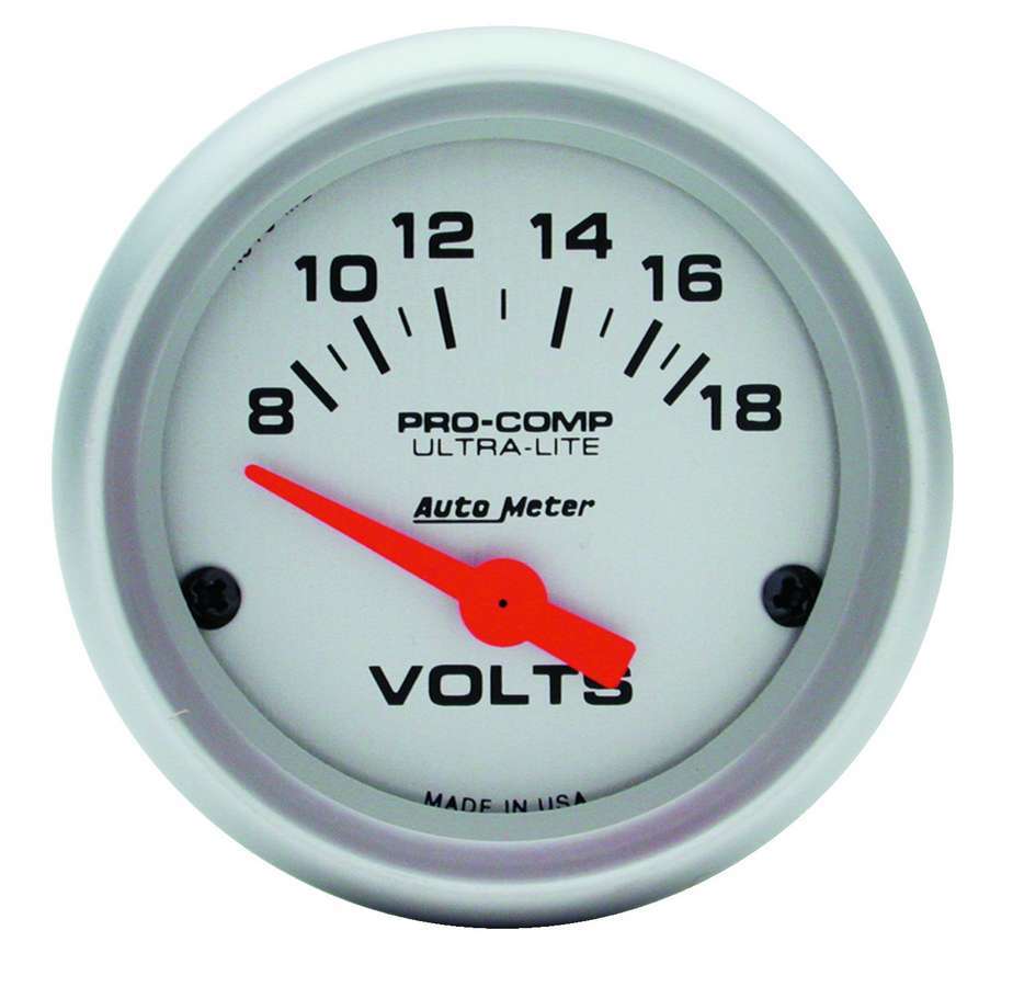 [ATM4391] Autometer - 2-1/16 Mini Ultralite Voltmeter