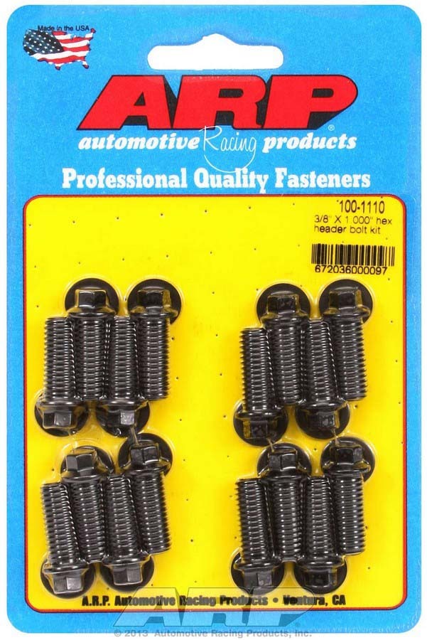 Arp - Header Bolt Kit - 6pt. 3/8 x 1.00 Uhl (16)