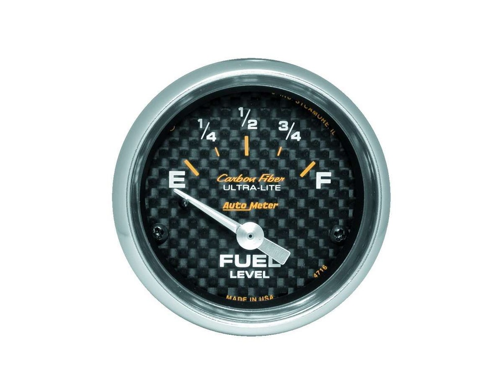 [ATM4716] Autometer - 2-1/16in C/F Fuel Level Gauge 240/33 Ohms