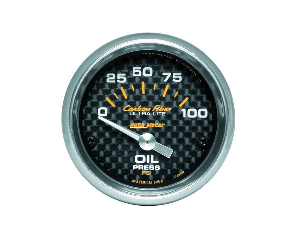 [ATM4727] Autometer - C/F 2-1/16in Oil Pressure Gauge 0-100PSI