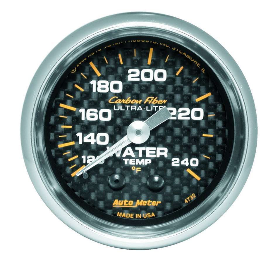 [ATM4732] Autometer - 2-1/16in C/F Water Temp. Gauge 120-240