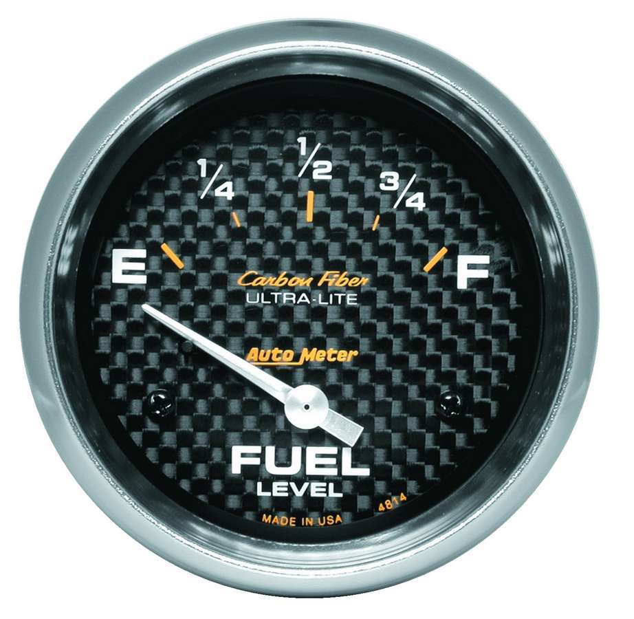 [ATM4814] Autometer - C/f 2-5/8in Fuel Level Gauge 0-90 Ohm