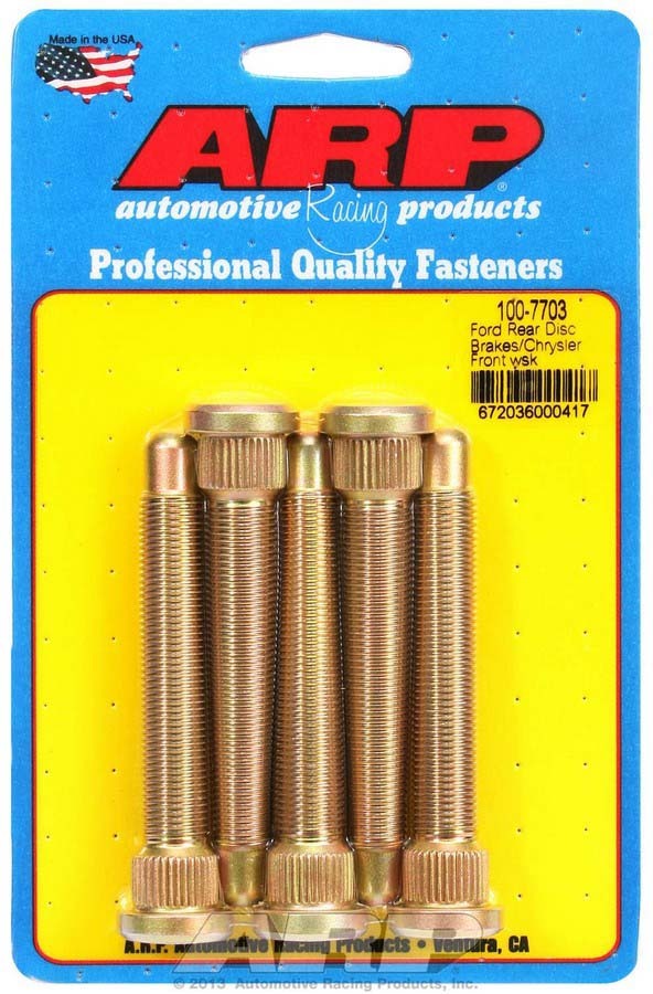 ARP - Wheel Stud Kit - 1/2-20 3.500/.625 Knurl (5)