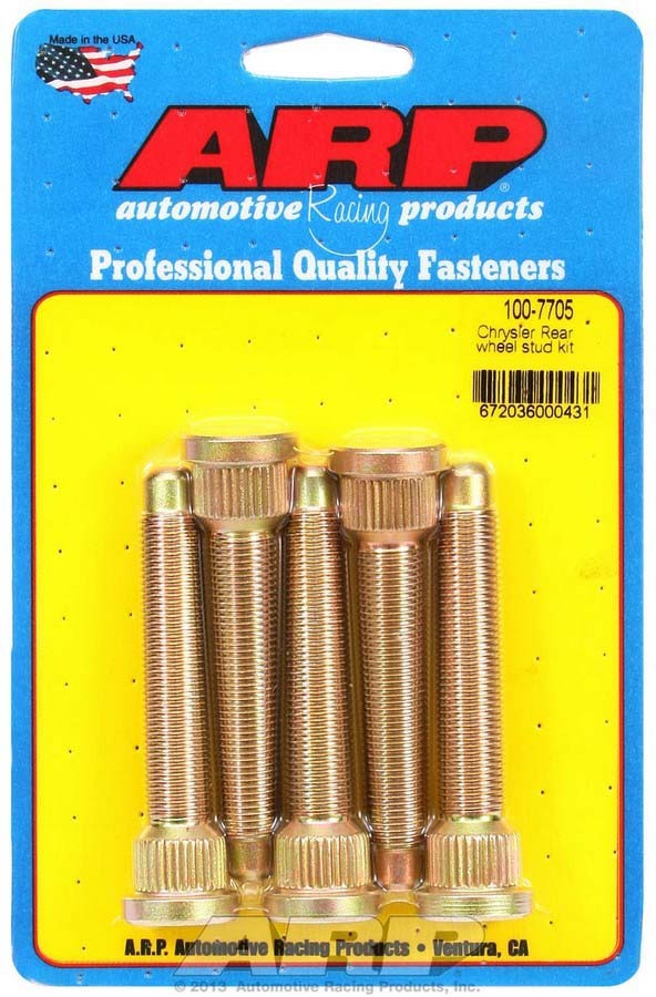 ARP - Wheel Stud Kit - 1/2-20 3.125/.680 Knurl (5)