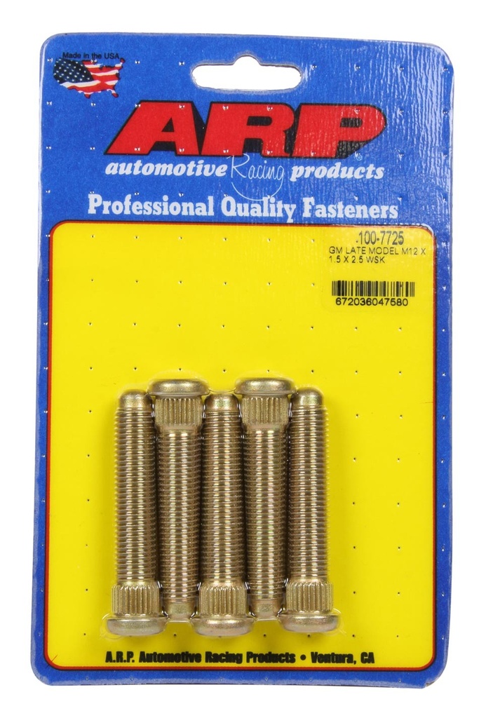 ARP - Wheel Stud Kit 5pk GM L/M 12mm x 1.5 x 2.5
