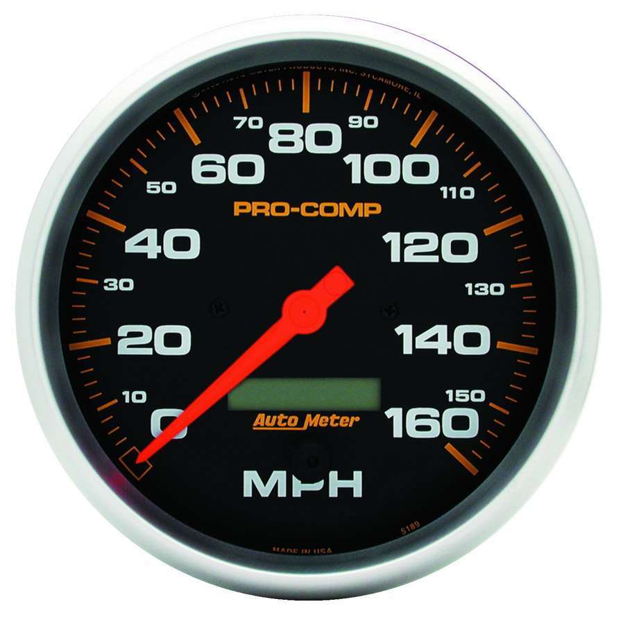 Autometer - 5in P/C Electric Speedo 0-160MPH