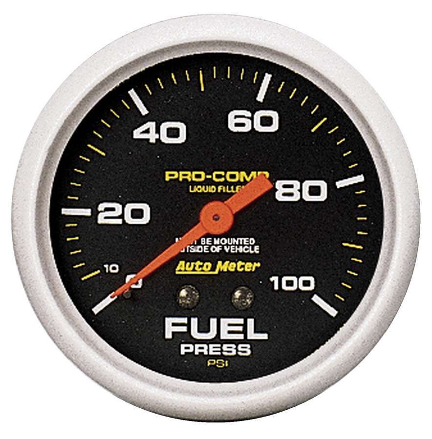 [ATM5412] Autometer - 0-100 Fuel Pressure Gaug
