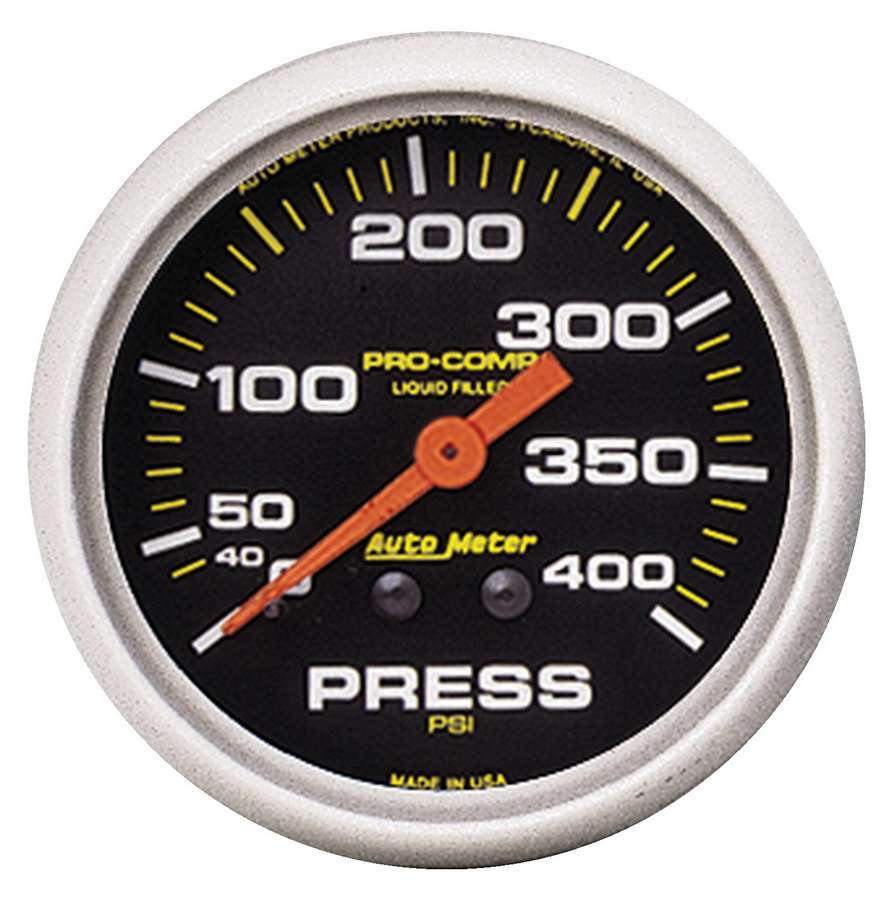 [ATM5424] Autometer - 2-5/8 P/C Pressure Gauge 0-400psi