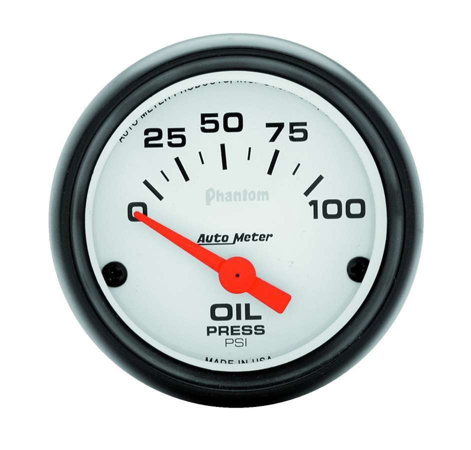 [ATM5727] Autometer - Phantom 2 1/16in Oil Pressure 0-100 PSI Elec.
