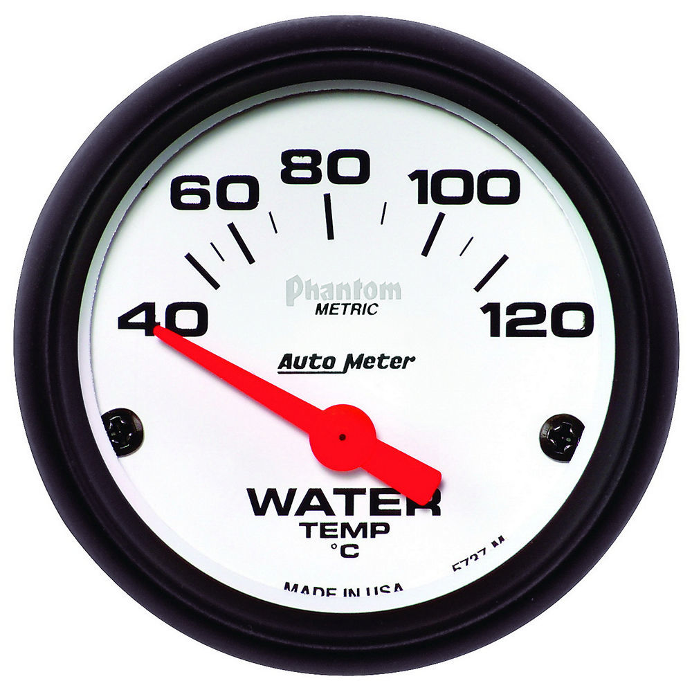 [ATM5737-M] Autometer - 2-1/16 Phantom Water Tmp Gauge - Elec.