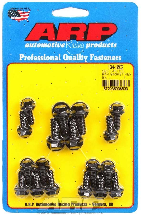 Arp - Sbc Oil Pan Bolt Kit - 6Pt.