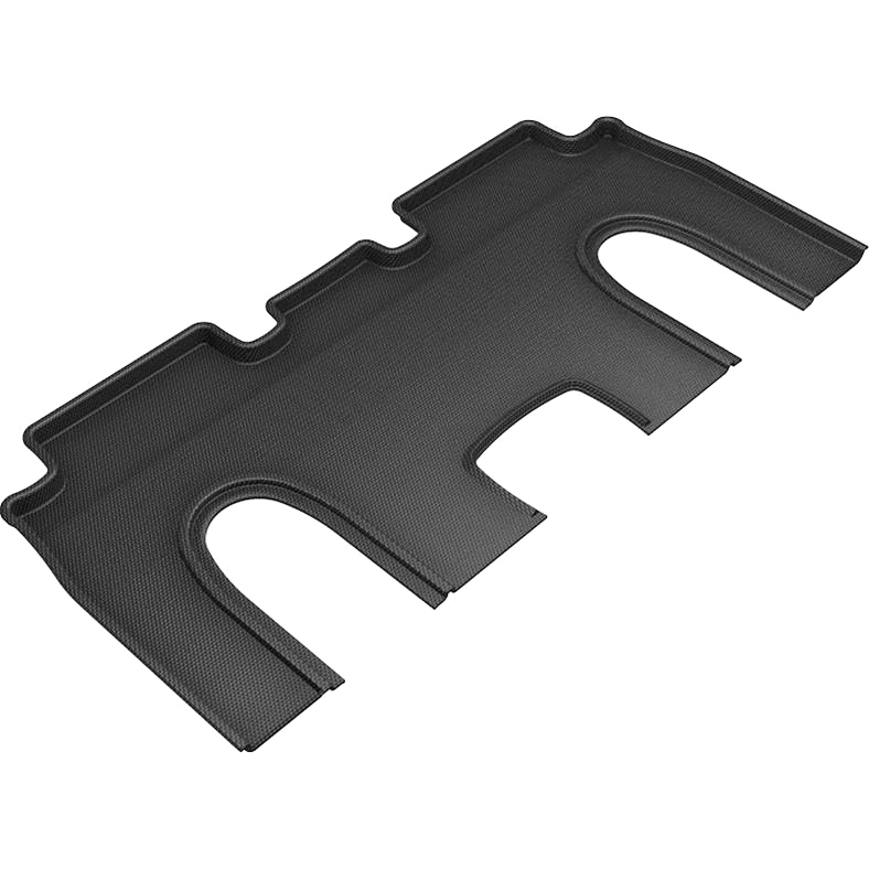 3D Maxpider - Tesla Model X 16- Kagu Rear Floorliner Black