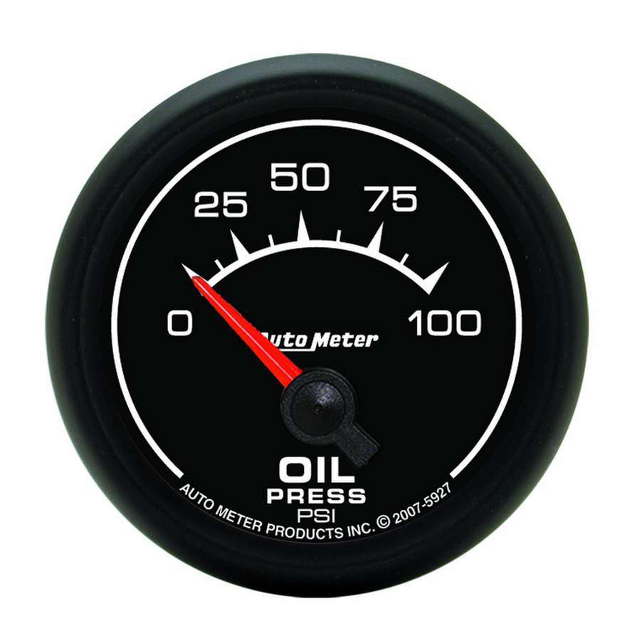 [ATM5927] Autometer - 2-1/16 Es Oil Pressure Gauge - 0-100psi