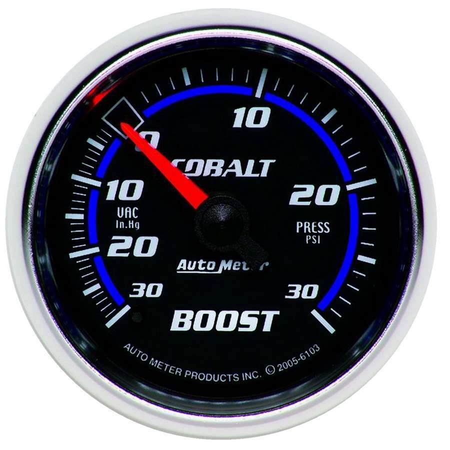 [ATM6103] Autometer - 2-1/16in C/S Boost/Vac Gauge 30in Hg/30psi