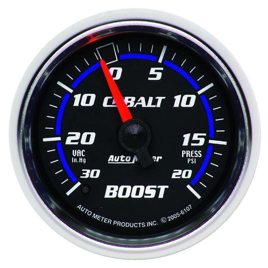 [ATM6107] Autometer - 2-1/16in C/S Boost/Vac Gauge 30in HG/20psi