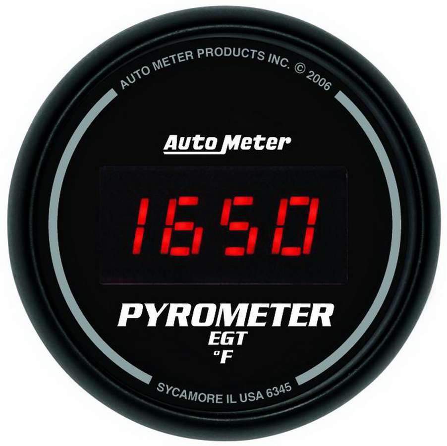 [ATM6345] Autometer - 2-1/16in Dg/B Pyrometer/ Egt Gauge
