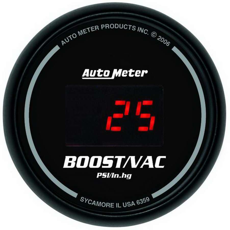[ATM6359] Autometer - 2-1/16In Dg/B Vacuum/Boost Gauge