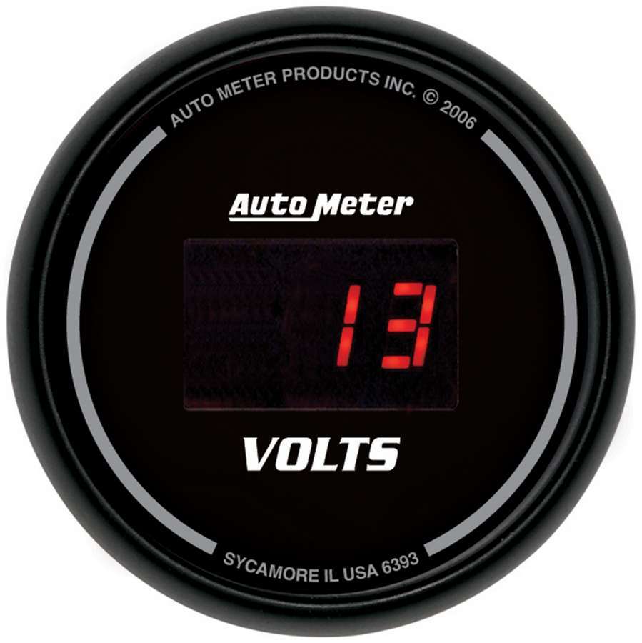 [ATM6393] Autometer - 2-1/16in Dg/B Voltmeter Gauge